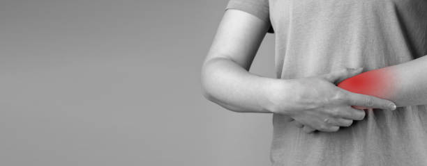 istock Wrist pain, trauma, muscle inflammation on banner with copy space for text 1437691604