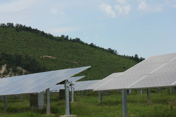 istock Photovoltaic solar panels 1437691740