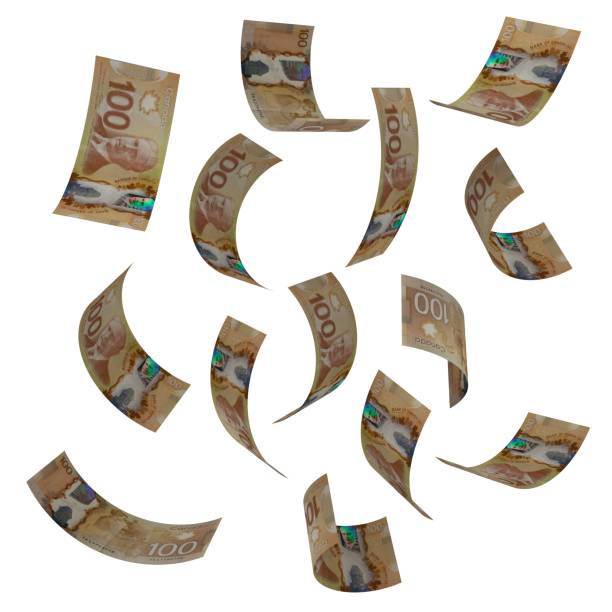 istock Canadian money falling finance crisis 1437692088