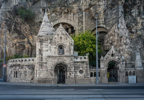 Rock Church and Pauline Monastery at Saint Gellert Quay - Budapest, Hungary