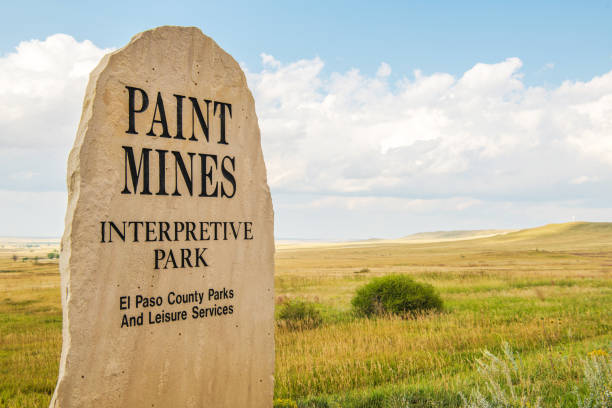 istock Paint Mines Welcome Sign 1437696503