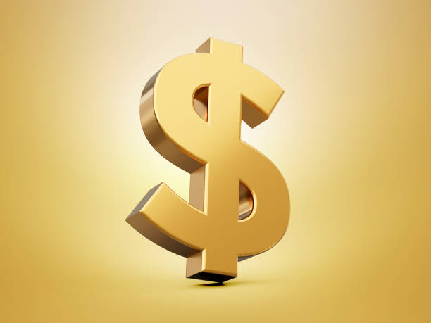 istock 3d golden sign isolated on white background 3d illustration 1437697749