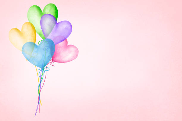 Italian Flag Background Balloons