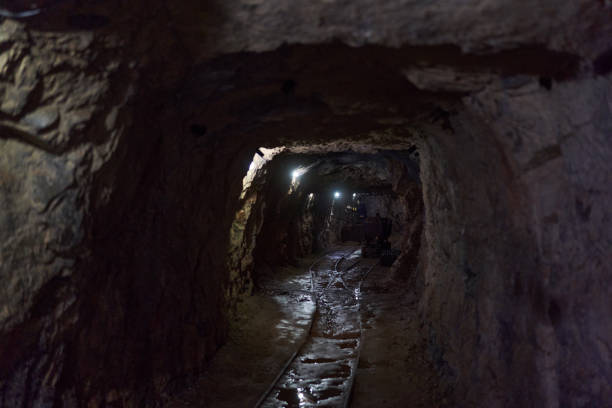 istock Tunnel of an abandoned mine 1437701889