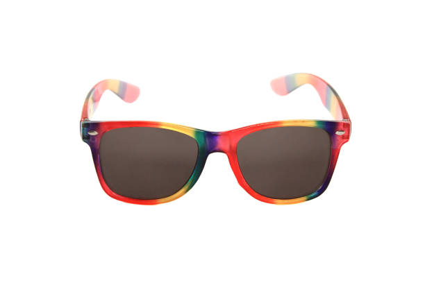 istock Colorful sunglasses isolated on white background 1437707234