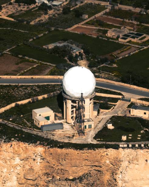 istock Aerial view of the Dingli Radar, Dingli, Malta 1437708015