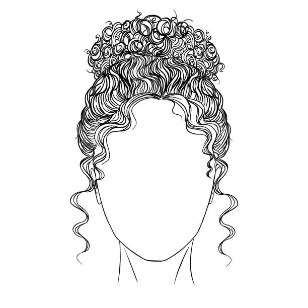 Drawing Of The Hair Style Samples For Women Illustrations, Royalty-Free  Vector Graphics & Clip Art - iStock