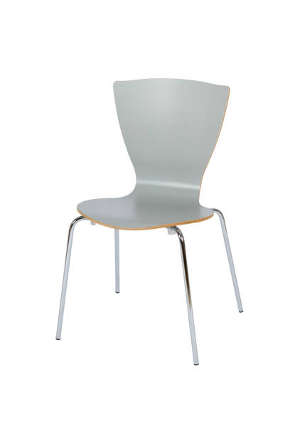 istock Grey chair isolated on a white background 1437713471