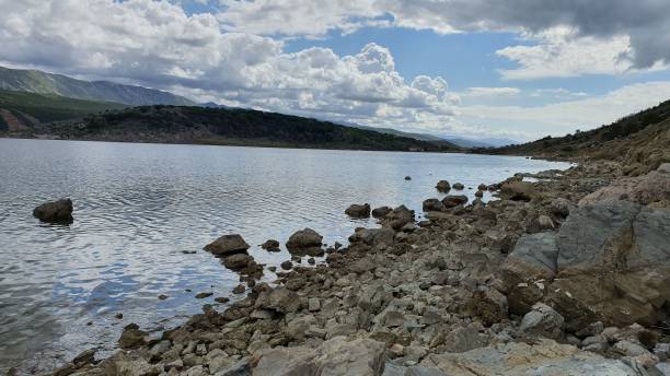 istock Rocky shore in the Krk 1437716550