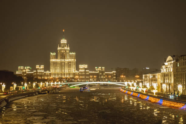 Moscow in winter. City center