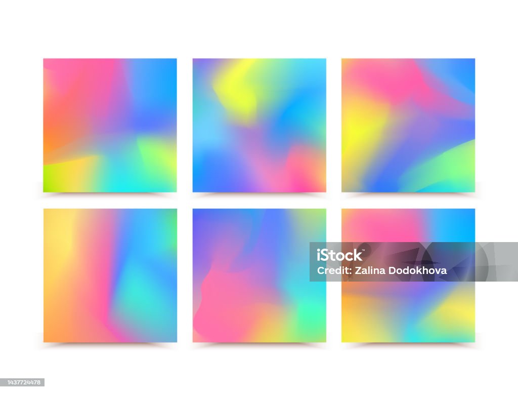 Beautiful Color Mesh Abstract Blurred Gradient Mesh Background In Bright Beautiful Colors ...