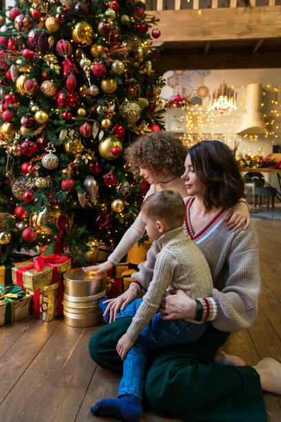 istock Family Celebrating Christmas 1437735770