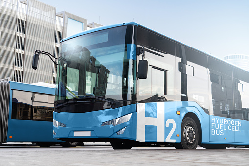 A hydrogen fuel cell city bus concept. Clean transportation