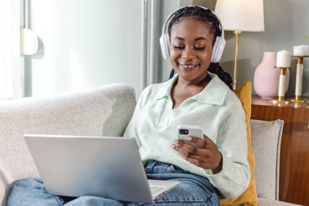 istock Enjoying a leisure time at home 1437739682