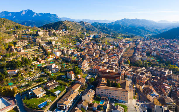 istock panoramic view of Berga in Spain located in mountains 1437739974