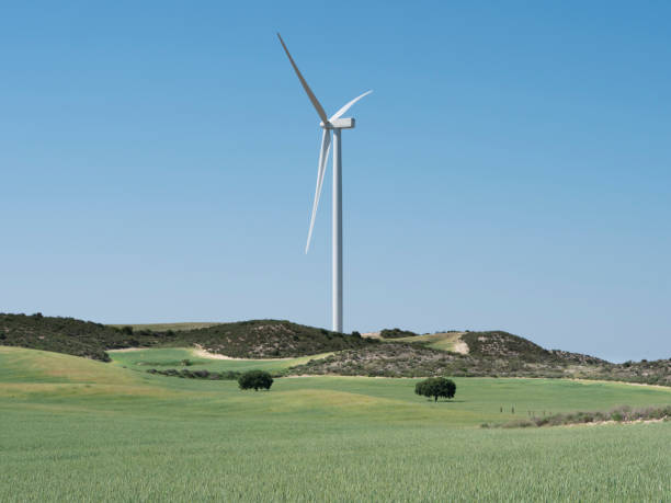 Windmills stock photo