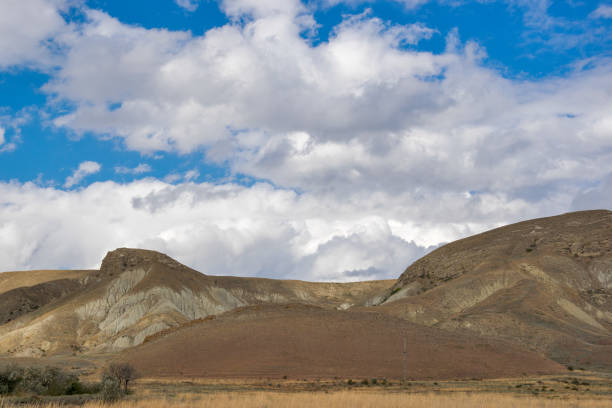 istock Picturesque hills  in  eastern Crimea 1437741178