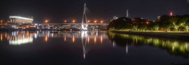 istock City lights reflection in the river during night time 1437743179