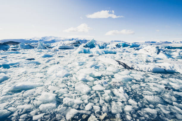istock Icebergs floating in Jokulsarlon glacier lagoon 1437745238