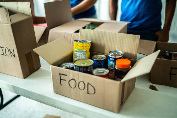 istock Close-up of a food donation box 1437746821