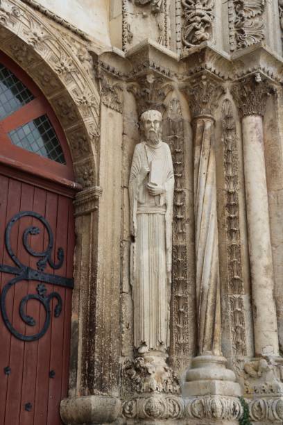 istock Statue on the church 1437750434
