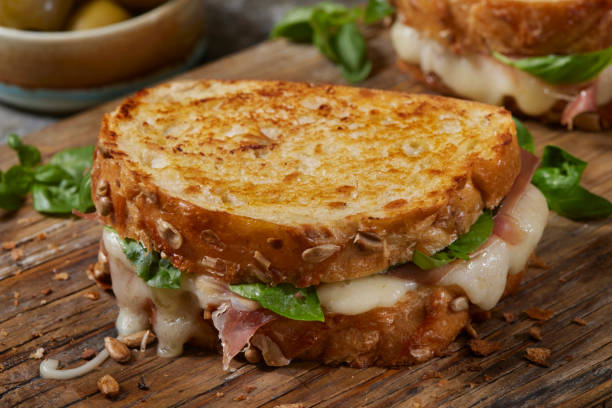 istock Grilled Cheese with Prosciutto and Brie 1437750623