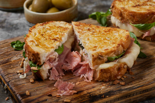 istock Grilled Cheese with Prosciutto and Brie 1437751445