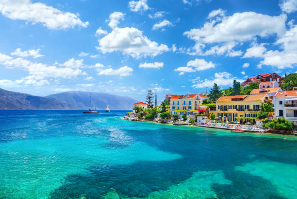 istock Fiskardo village, Kefalonia island 1437752632
