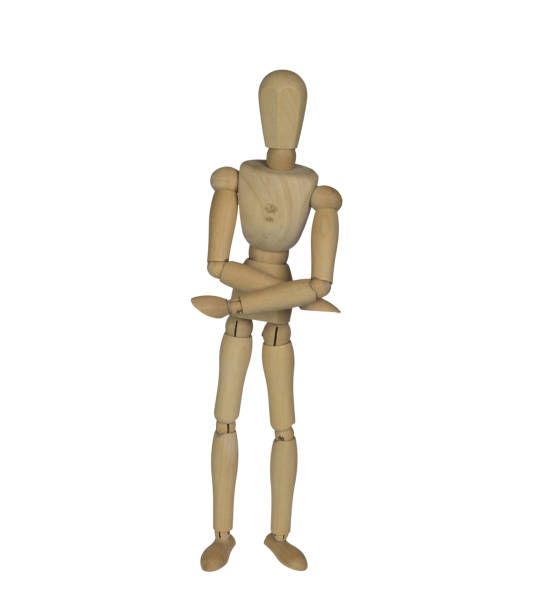 istock a wooden mannequin with folded arms 1437762362