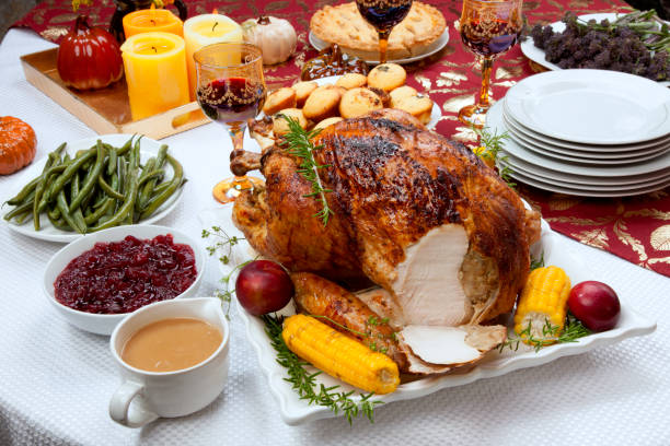 istock Carving Traditional Thanksgiving Fall Roasted Turkey 1437776629