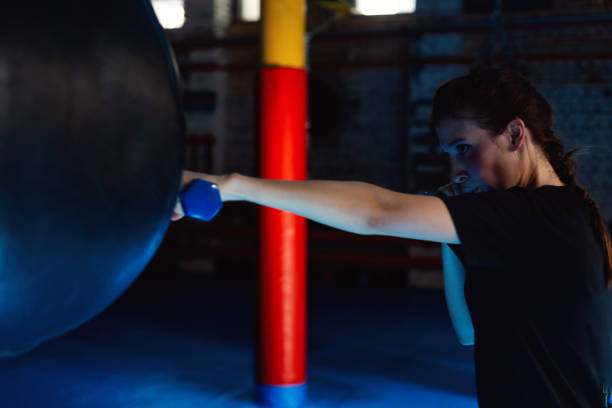istock Boxing in the gym 1437777451