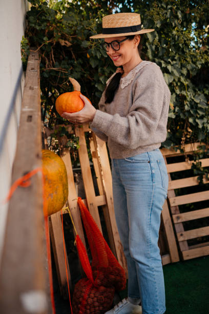 istock Autumn Decoration of my cute Front Yard 1437778354