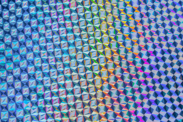 istock Holographic rainbow foil iridescent texture abstract hologram background 1437781321