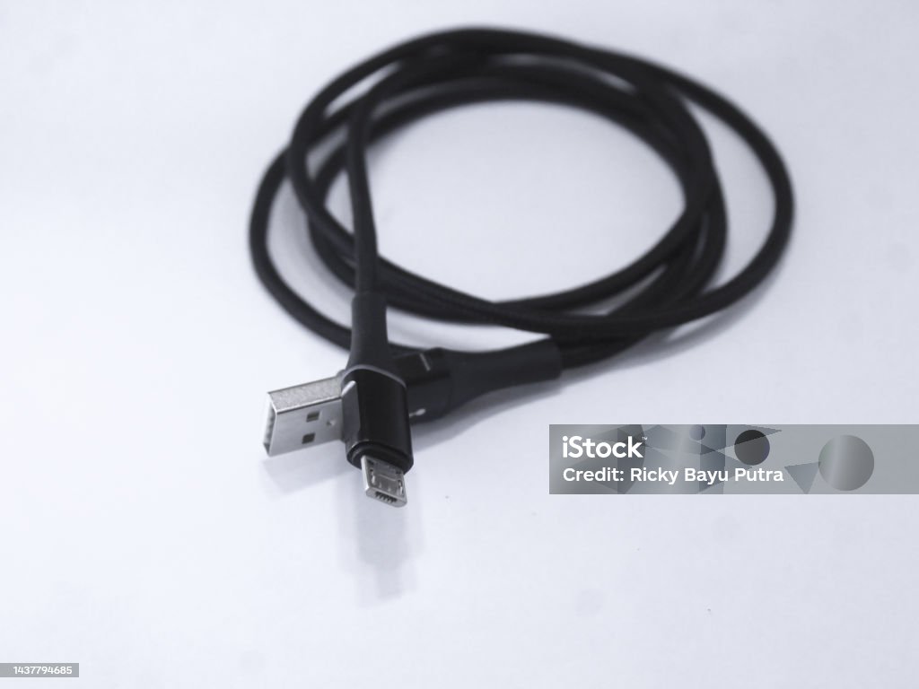 Micro A Computer Plug Black Usb Cable Type Micro Plug Universal Connection Computer Phone ...