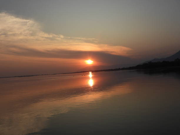 istock Sunset over the Zambezi river 1437797459
