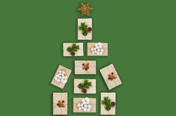 istock christmas tree made of zero waste gift 1437805200