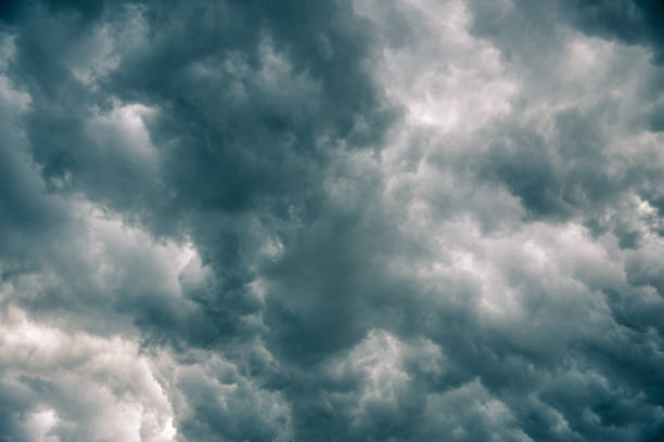 istock Background of storm clouds, Rain clouds 1437810701