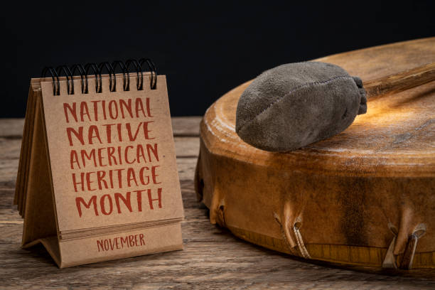 November - National Native American Heritage Month stock photo