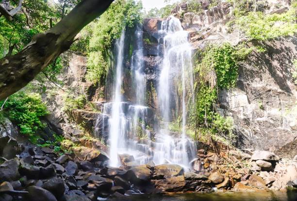 Trevethan Falls stock photo