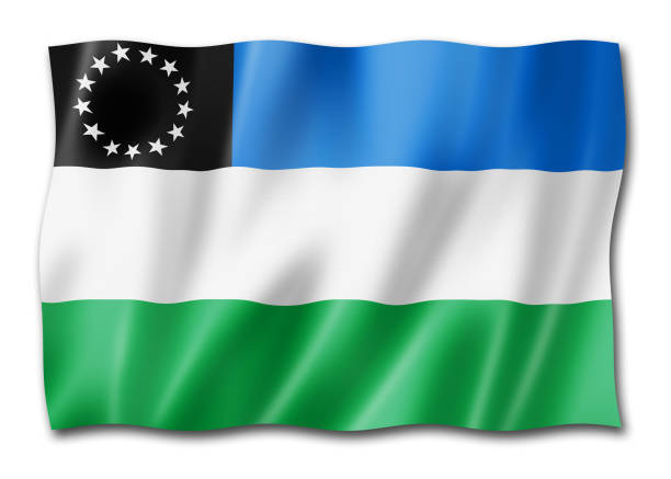 istock Rio Negro province flag, Argentina 1437833819