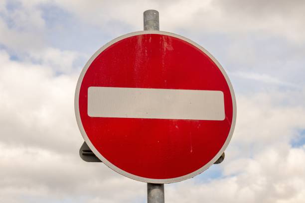 istock No entry for vehicular traffic sign 1437837620