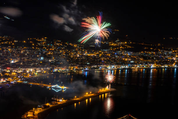 istock Fireworks to Alanya/Turkey in night 1437839682