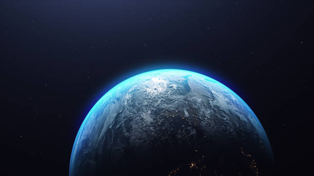 istock 3D rendering of the planet Earth in the starry galaxy 1437844816