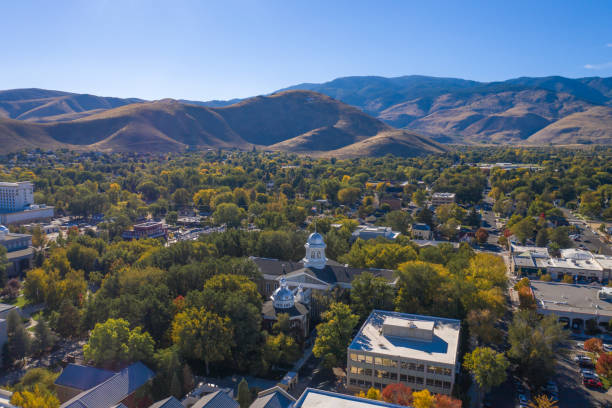 carson city, nevada state capitol mall - new york state new york city color image photography - fotografias e filmes do acervo