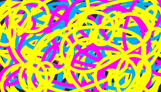Counfusing Pattern Confusing Background Complex Pattern Doodle Backdrop Stock Illustration ...