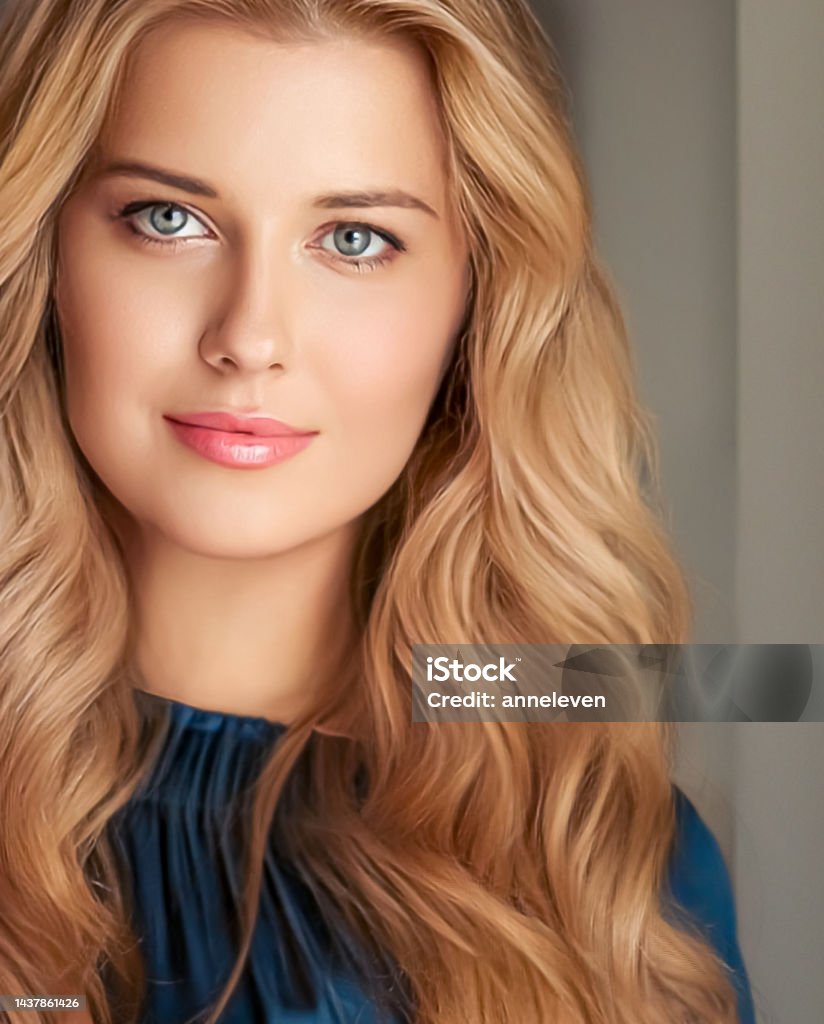 Beauty And Femininity Beautiful Blonde Woman With Long Blond Hair Natural  Portrait Stock Photo - Download Image Now - iStock