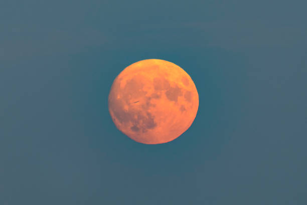 istock Full Moon in the dark November winter night sky 1437868782