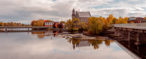 istock A church in a small town in Autumn 1437870507