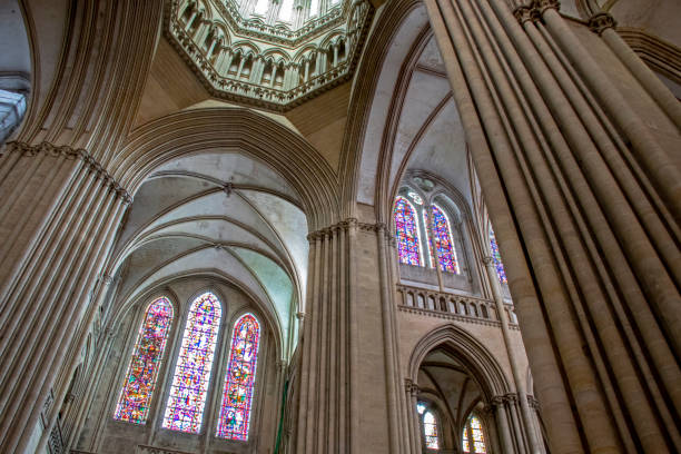 istock Coutances. The choir of Notre-Dame Cathedral. Handle. Normandy 1437871828