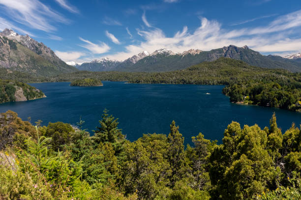 istock panoramic view of the hill and lake 1437873132